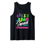 Jump Squad Grandma Trampoline Bounce Birthday Trampolining Tank Top