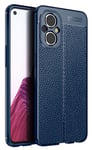 Oppo OPPO Reno8 Lite 5G Leather Texture Case Navy