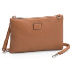 Lycke Nora clutch-väska Liten Cognac