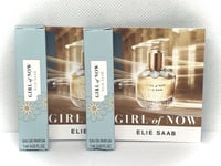 ELIE SAAB GIRL OF NOW 2 X 1ml EDP FOR WOMEN SAMPLES SPRAY