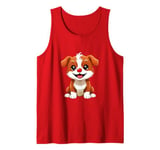 Red Dog Nose Funny Day 2024 Red Dog Nose Cute Dog for Kids Tank Top