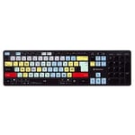 Editors Keys Adobe Premiere Slimline Keyboard - Mac/Windows- UK