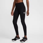 Nike Dri-FIT Fast Swoosh Mid-rise 7/8 Tights - Svart Lange Tights for Løping