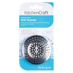 Kitchencraft Kitchen Sink Strainer Plug 7.5 Cm (3") Stainless Steel - KCSINKLH