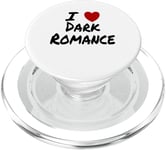 I Heart (Love) Dark Romance Reading Romans Livres PopSockets PopGrip pour MagSafe