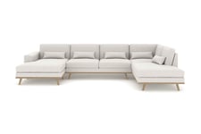 Concept 55 TULSA U-Soffa Linne Beige -