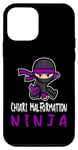 Coque pour iPhone 12 mini Chiari Ruban de sensibilisation aux malformations Ninja Violet