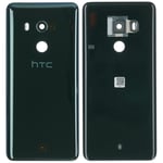 Original HTC U11+ Plus Coque Arrière Verre Batterie Boîtier+Caméra Lens Black