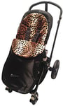 Imprimé animal rembourré Chancelière/Cosy orteils Compatible avec Quinny Buzz Zapp Moodd Mura Leopard