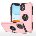 iPhone 11 cover med en ringholder - Pink