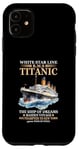 Coque pour iPhone 11 Titanic Expert – White Starline RMS Titanic Garçons Filles