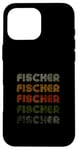 iPhone 16 Pro Max Love Heart Fischer Tee Grunge Vintage Style Black Fischer Case