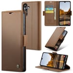 Samsung Galaxy A05S      Pu Wallet Case    [Brown]