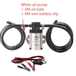 Pompe à huile 12v 24v pour camion,réservoir,pompe à huile,depuis aspiration,moteur,essence,Diesel - Type 24V-Pump 4m line 4m tube