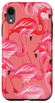 iPhone XR Flamingo Pattern Coral Phone Cover Case