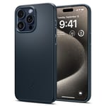 Spigen Thin Fit Case Compatible with iPhone 15 Pro Max - Metal Slate