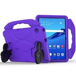 Purple Eva Case On Yhteensopiva Huawei Mediapad T5 10,1 Tuuman Vaaleansinisen Kanssa