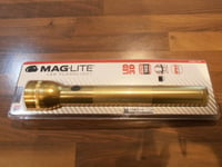 Maglite Torch Gold 3 D Cell Led Brand New in Blister Pack.