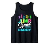 Mens Jump Squad Daddy Trampoline Bounce Birthday Trampolining Tank Top