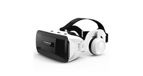 Casque vr lunettes vidéo en réalité virtuelle vr shinecon g06eb pour smartphone de 4,7 à 6,1 pouces avec hifi blanc