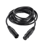 4-Pin XLR Male to XLR Female Adapter 3m