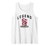 Bruce Lee Legend The Little Dragon Logo Tank Top