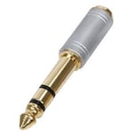 Professional Quality Stereo Headphone Adaptor 3.5mm Jack Socket to 6.35mm Plug