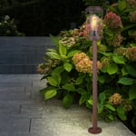 Lampadaire d'extérieur, lanterne de jardin pour l'extérieur, électricité pour le jardin, lampes de terrasse, extérieur debout, rouille, aluminium,