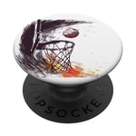 Basketball Ballon Basket-Ball Sports PopSockets PopGrip Interchangeable