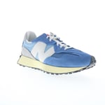 New Balance 327 U327WRA Mens Blue Suede Lace Up Lifestyle Trainers Shoes