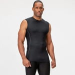 Men's Gym Bodybuilding Vest Crewneck Men For Running Football Black(Black L) New