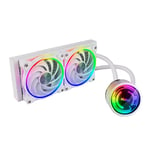 Akasa SOHO 240 White Edition 240mm ARGB Liquid Water CPU Cooler + RGB Controller