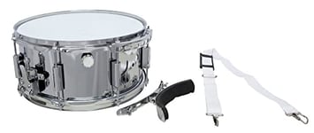 GEWA Marching Snaredrum, tambour de marche 14x6,5", caisse claire en métal