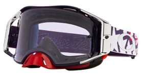 Masque oakley airbrake mx troy lee design white blue stars   prizm mx low light   ref  oo7046 e9