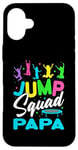 iPhone 16 Plus Jump Squad Papa Trampoline Bounce Birthday Trampolining Case