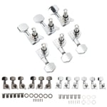 Small Square Fully Enclosed Locking Tuners 3L 3R Metal String Tuning Pegs Gu NAU