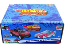 Mattel Hot Wheels: Pull-Back Speeders - GMC Hummer EV & Alpha Pursuit (HWH55)