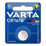 Pile Lithium CR1616 3 V (Blister 1 unité) Ø16 x 1,6 mm. Idéale pour Les Petits appareils tels Que Les Montres, Les calculatrices et Les télécommandes. Garantit des Performances durables et fiables.