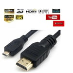 Micro Usb To Hdmi 1080p Wire Cable Tv Av Adapter Mobile Phone Tablets Hdtv 1.5m