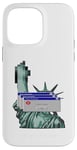 iPhone 14 Pro Max Cool New York City NYC Statue of Liberty USA Flag Design Case