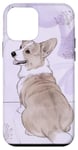 iPhone 12 mini Cute Purple Corgi Puppy Dog Case