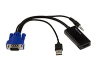 KALEA-INFORMATIQUE Convertisseur vidéo VGA vers HDMI pour utiliser un écran HDMI sur une sortie PC VGA. Avec reprise SON