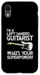 Coque pour iPhone XR Guitariste gaucher pour gaucher et joueur de guitare Shredder Rock Band