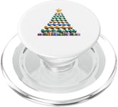 Christmas Tree Haltère Poids Haltérophile Gymnase PopSockets PopGrip pour MagSafe