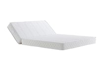 Literie Julien Matelas Très Ferme pour Tous BZ 160x200 x 10 cm + Oreiller Visco - Découpe Assise 60 cm - 5 Zones de Confort - Très Respirant