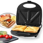 4 Slice Toaster Maker Panini Grill Sandwich Toastie Machine for Compact Kitchens