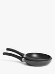 John Lewis Forged Aluminium Non-Stick Frying Pan Set, 2 Piece