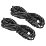 12V DC Power Extension Cable, 2 Pack 5.5mmx2.1mm Male to Female Cord 16.4ft