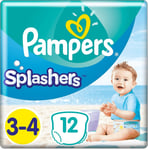 Pampers Splashers Disposable Swim Nappies Size3-4,6-11 kg For Optimal Protection