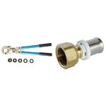 SOMATHERM FOR YOU - Mallette complète avec pince à sertir manuelle  hydraulique pour raccords PER et Multicouche diamètres 12 à 26mm et de de  profil H : : Bricolage